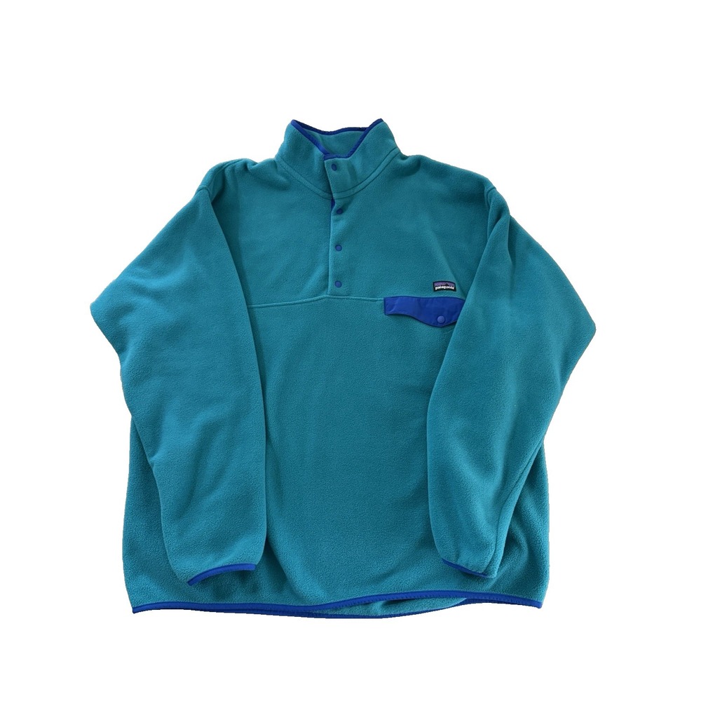 Patagonia Synchilla 1/4 Snap Men's Size XXL Blue Fleece